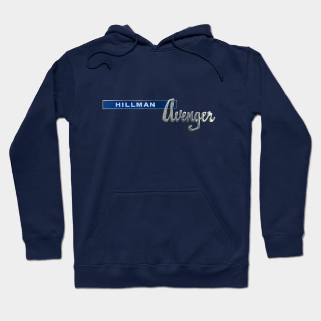 Hillman Avenger 1970s classic car badge Hoodie by soitwouldseem